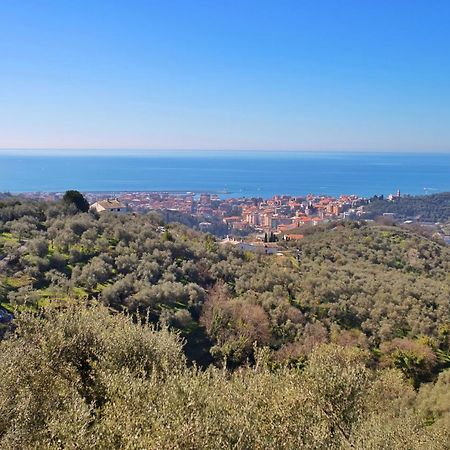 Villa La Vivagna - Casa Vista Mare Tra Gli Ulivi Leivi Exterior foto
